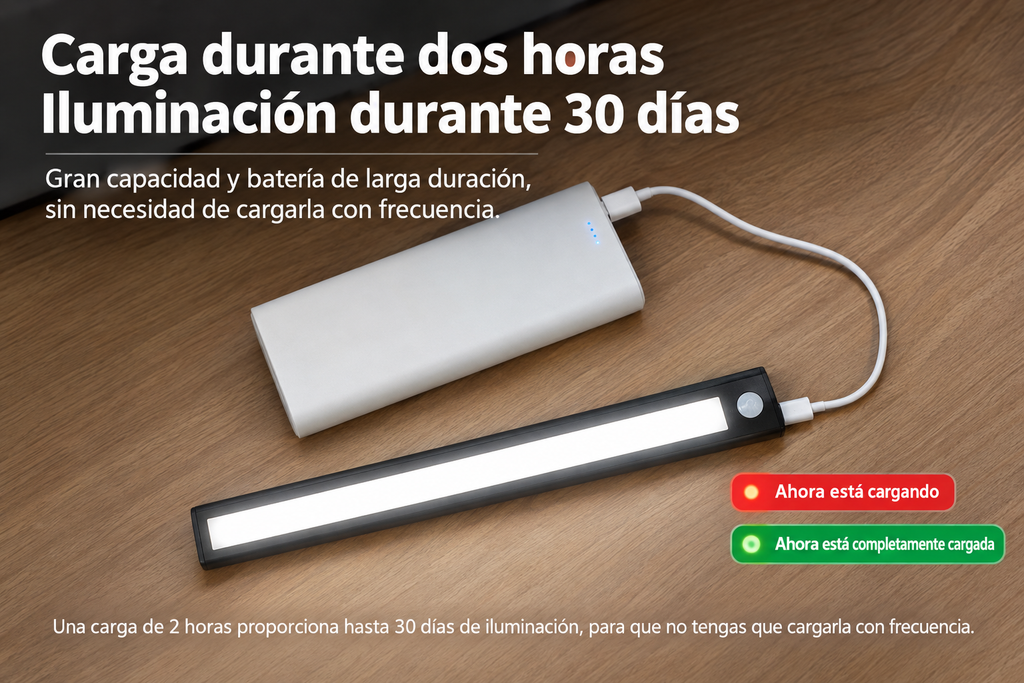 Luz LED Inalámbrica con Sensor de Movimiento